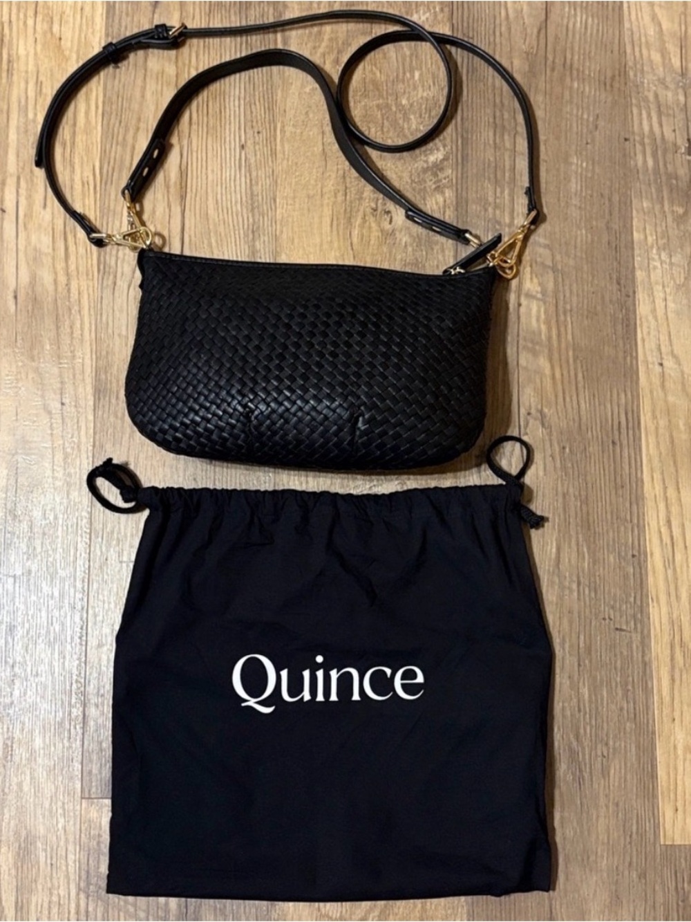 QUINCE Sloane Handwoven Bag - Picture 3 of 6